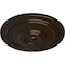 Ekena Millwork Classic Ceiling Medallion (For Canopies up to 5 1/2"), Hand-Painted Bronze, 21 7/8"OD x 2 3/8"P CM22CLBZS - alternate 4